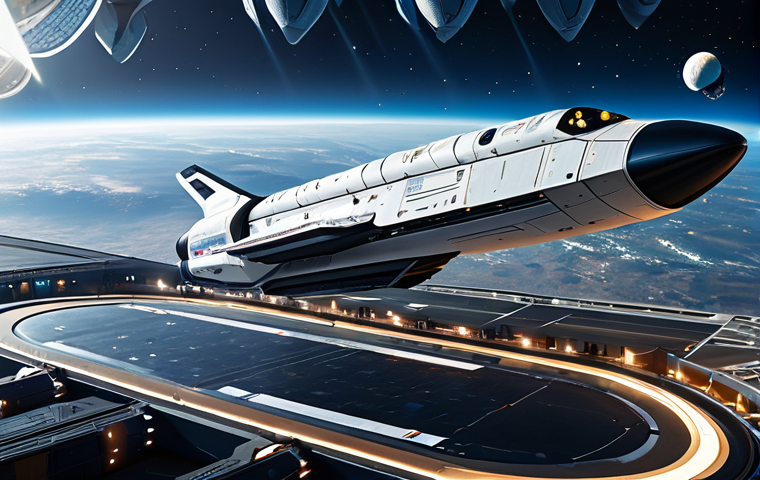 A majestic, fully reusable Starship spacecraft embarking on a mission from a high-tech, modern spaceport, symbolizing a new economic frontier in space. The foreground shows a clean, advanced launchpad, with a vibrant, futuristic cityscape subtly visible in the background, representing global connectivity and innovation. The scene is captured with professional photography, showcasing intricate details, cinematic lighting, and a wide-angle perspective. The overall image projects a sense of aspiration and progress. safe for work, appropriate content, fully clothed (if any personnel are visible), professional, perfect anatomy, correct proportions, natural pose, well-formed hands, proper finger count, natural body proportions, family-friendly, modest.
